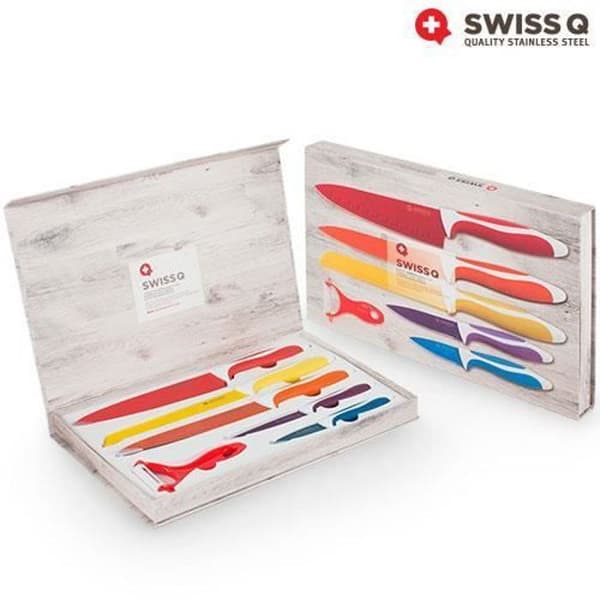 Swiss Q keramiska knivar (6 delar)