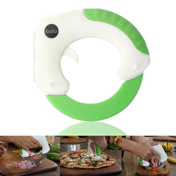 Kockkniv Kök Grönsakscirkulär rullkniv Pizza Universal Fruktkniv Ost Köttrullning