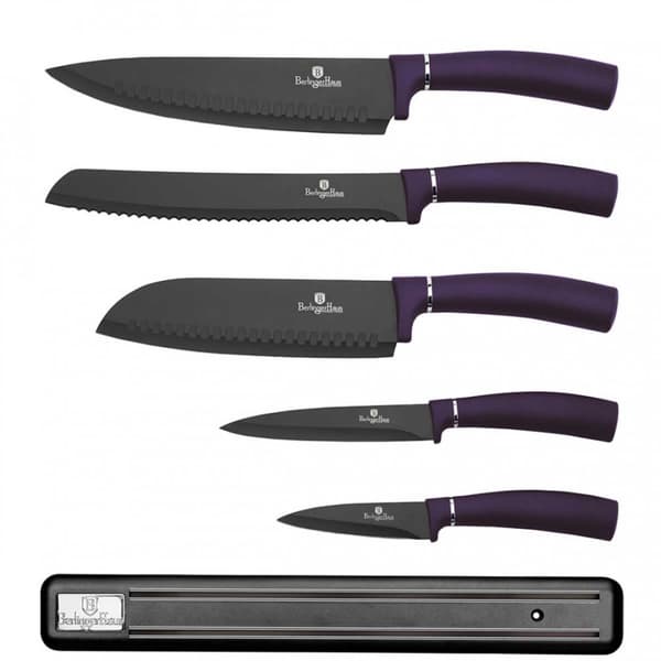 SÆT MED 5 KØKKENKNIVE MED STRIP BERLINGER HAUS BH-2681