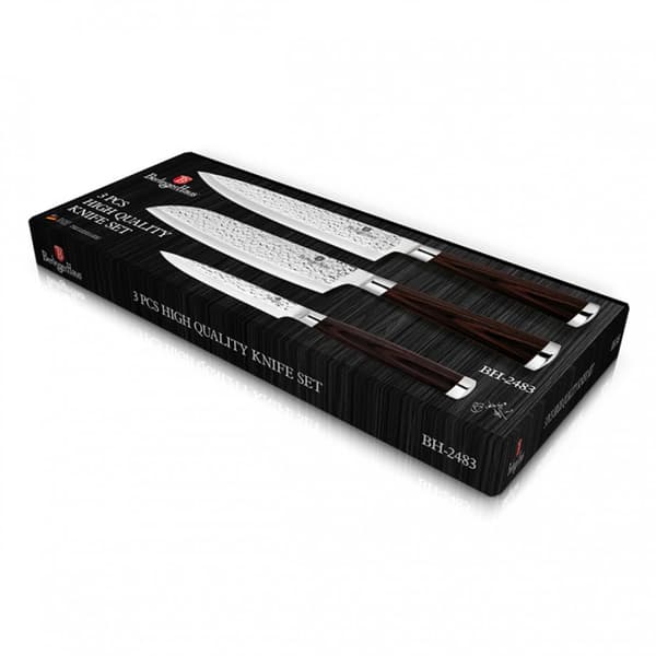 SET MED 3 BERLINGER HAUS BH-2483 SHINE BASALTKNIVAR