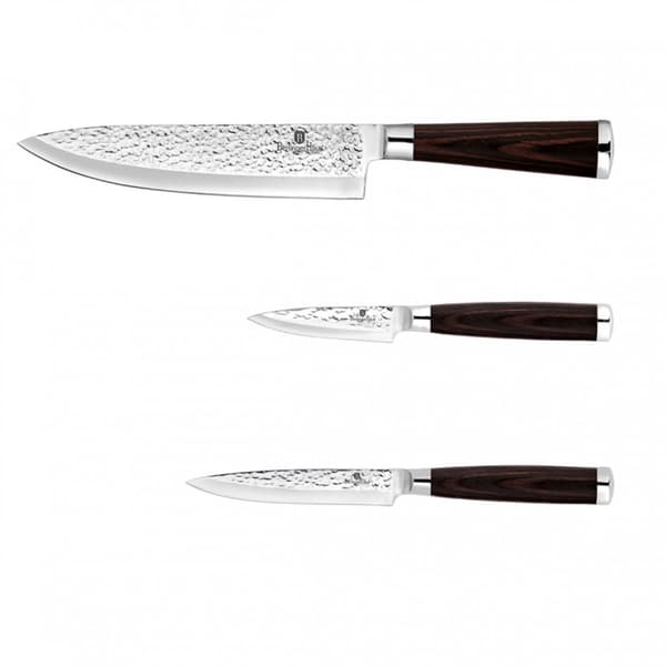 SÆT MED 3 BERLINGER HAUS BH-2486 SHINE BASALT KNIVE