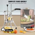 Miniatyrbild 3 av 7: manuell multifunktionell grönsakshackare med 1/2-tums blad, stabil, enkel att använda och lätt att rengöra