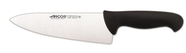Kokkekniv med bredt blad, 2900-serien, Arcos, sort, (L)270mm Basisvariant