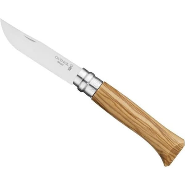 OPINEL ROSTFRI KNIV N 8 OLIVE HANDTAG