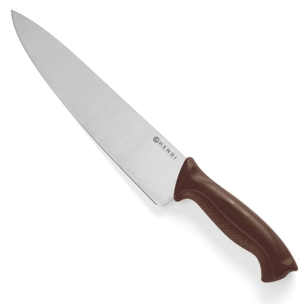 Kokin veitsi leikkeleille ja kypsennetylle lihalle HACCP 385mm - ruskea - HENDI 842799