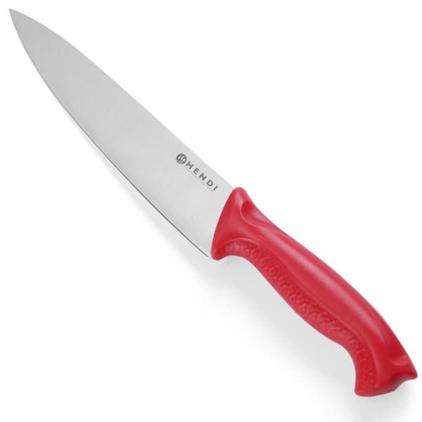HACCP kokin veitsi raakalihalle 385mm - punainen - HENDI 842720