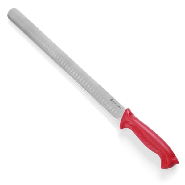 HACCP kinkku-lohiveitsi raakalihalle 490mm - punainen - HENDI 842928