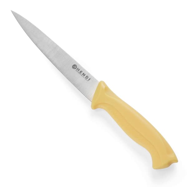HACCP siipikarjan fileointiveitsi 300mm - keltainen - HENDI 842539