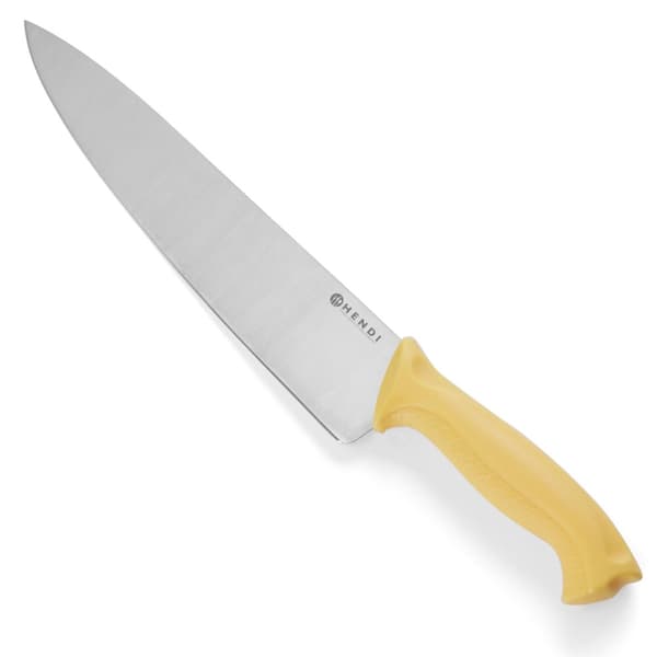 HACCP kokkekniv til fjerkræ 385mm - gul - HENDI 842737