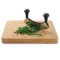 Miniatyrbillede 2 af 2: Hakkerkniv til at hakke krydderurter med dobbeltklinge - Hendi 844366