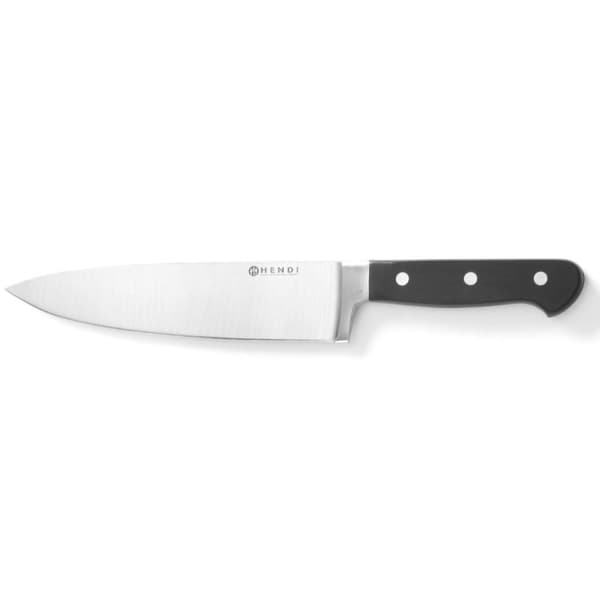 Professionel kokkekniv smedet af Kitchen Line stål 200 mm - Hendi 781319