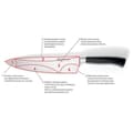 Miniatyrbild 3 av 3: Professionell kockkniv smidd av Profi Line stål 250 mm - Hendi 844205