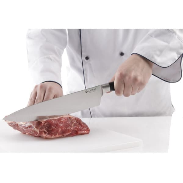 Professionel kokkekniv smedet af Profi Line stål - Hendi 844250