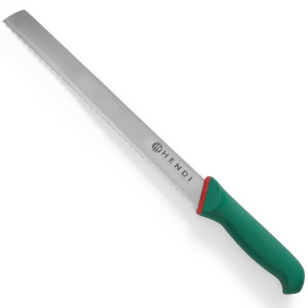 Green Line tandad bröd- och konditorkniv, längd 380 mm - Hendi 843888