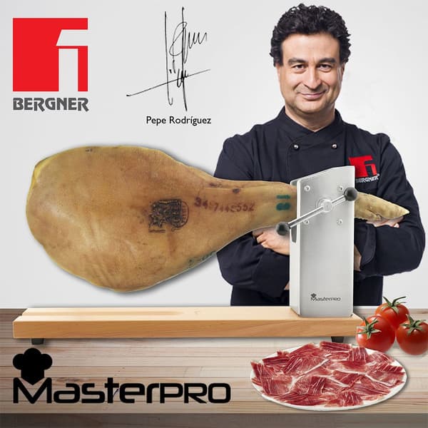 Bergner Kokoelma Kinkkupakkaus Ja Veitsipeli Masterpro 15 Yksiköitä Sisään Ruostumaton Teräs