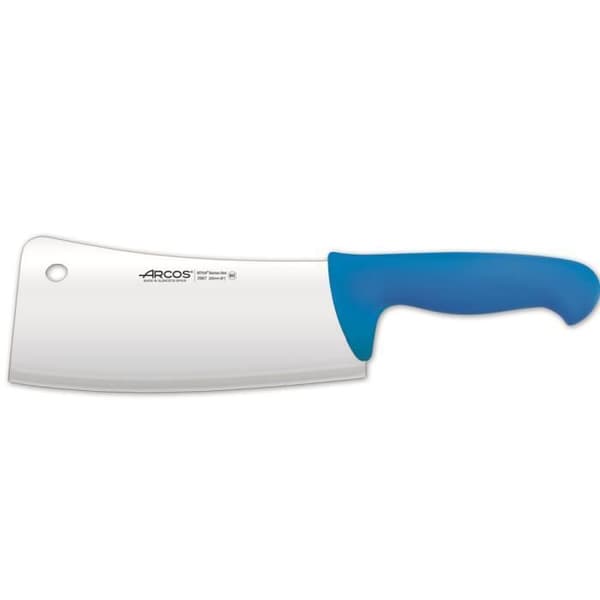 Macheta Arcos Color - Prof 296723 i Nitrum rostfritt stål och ergonomisk mangoblå polypropen med 20 cm ark och 4