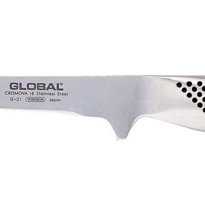 Urbeningskniv - Global - G21 - Flexibelt blad 16cm - Rostfritt stål - Skär