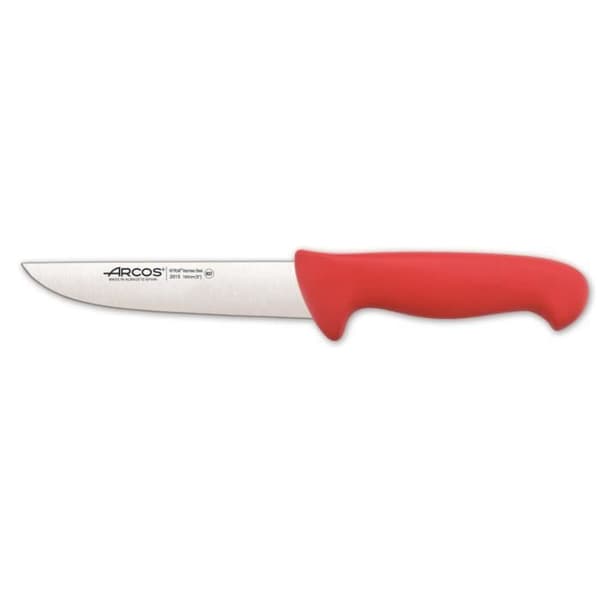 Slaktkniv Arcos Couleur - Prof 291522 rostfritt stål Nitrum och mango ergonomiskt blad i röd polypropen och blad
