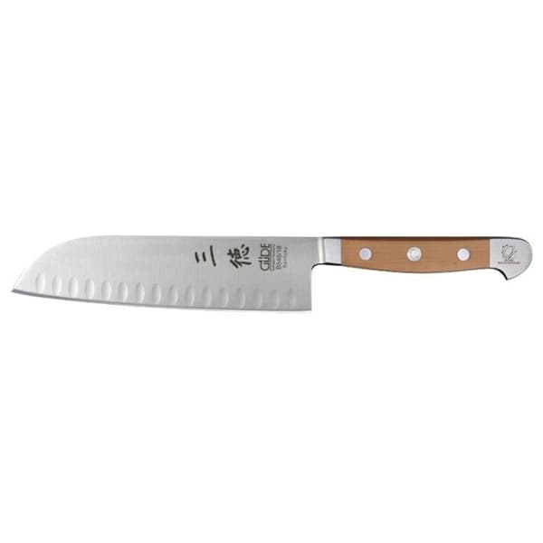 Couteau Santoku - GUDE - Alpha Poire - 18cm - handsmidd i härdat rostfritt stål