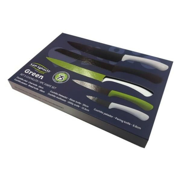 Knivset San Ignacio green sg4165 Rostfritt stål Grå