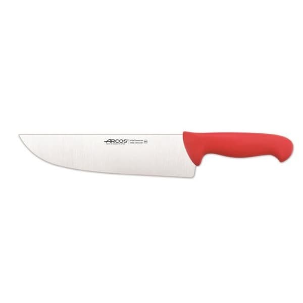 Slaktkniv Arcos Color - Prof 296022 rostfritt stål Nitrum och mango ergonomiskt blad i röd polypropen och blad