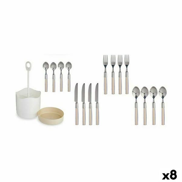 Bestickset Kinvara HQ223H10 Beige Rostfritt stål (8 antal)