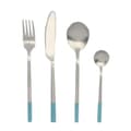 Miniatyrbillede 1 af 2: Bestik DKD Home Decor Blå Sølvfarvet Rustfrit stål 16 Dele