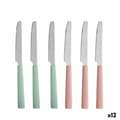 Miniatyrbillede 1 af 3: Knivsæt Kinvara CN-KT166096-1K Grøn Pink Sølvfarvet Rustfrit stål Plastik (12 enheder)