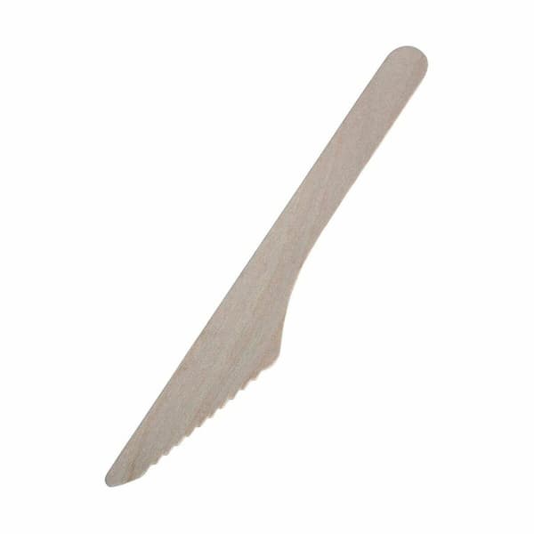 Knivsæt Engangsanvendelse Træ 12 Dele 16,5 x 2,2 x 1,8 cm (36 Enheder)
