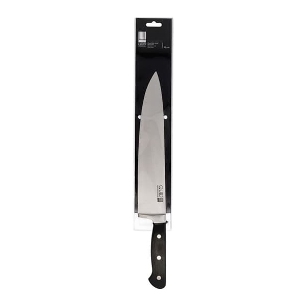 Kokkekniv Quid Professional Inox Chef Black Svart Metall 25 cm (Pack 6x)