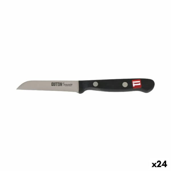 Skrellkniv Quttin Sybarite Svart Sølv 8 cm (24 enheter)