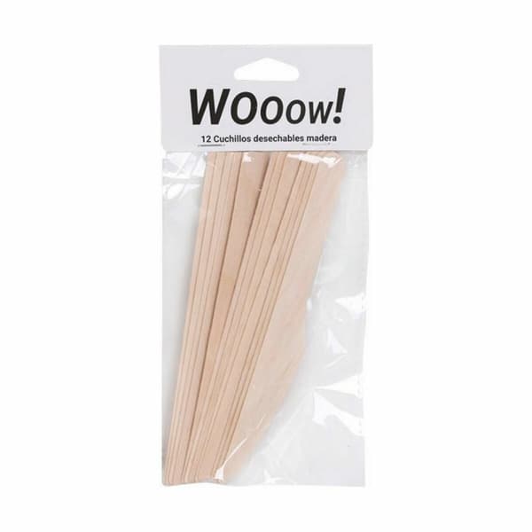 Knivsett Engangsbruk Tre 12 Deler 16,5 x 2,2 x 1,8 cm (36 Enheter)