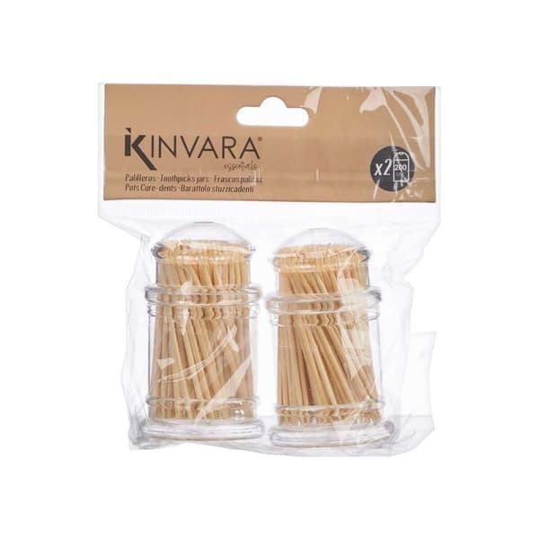 Hammastikkuteline Kinvara AR1810522 Läpinäkyvä 2 Kappaletta