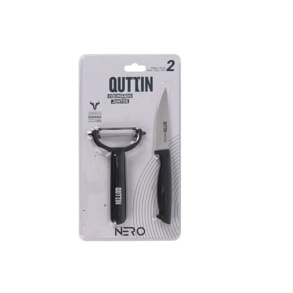 Keittiösarja Quttin Nero Musta 2 Kappaletta (12 osaa)