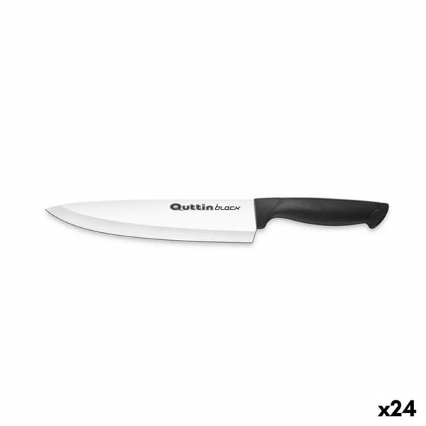 Kjøkkenkniv Quttin Black 20 cm (24 enheter)