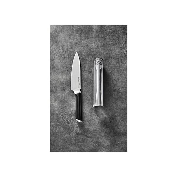 Tefal Ever Sharp Kockkniv 16,5 cm, Integrerad slipning, Exklusiv slipteknik, Mångsidig kökskniv, Rostfritt stål