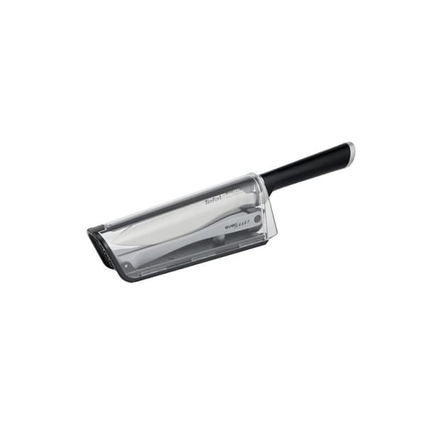 Tefal Ever Sharp Kockkniv 16,5 cm, Integrerad slipning, Exklusiv slipteknik, Mångsidig kökskniv, Rostfritt stål