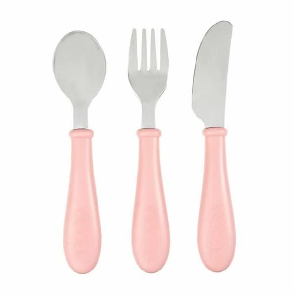 Stykkers Bestikk Béaba Rosa Rustfritt stål 3 Deler