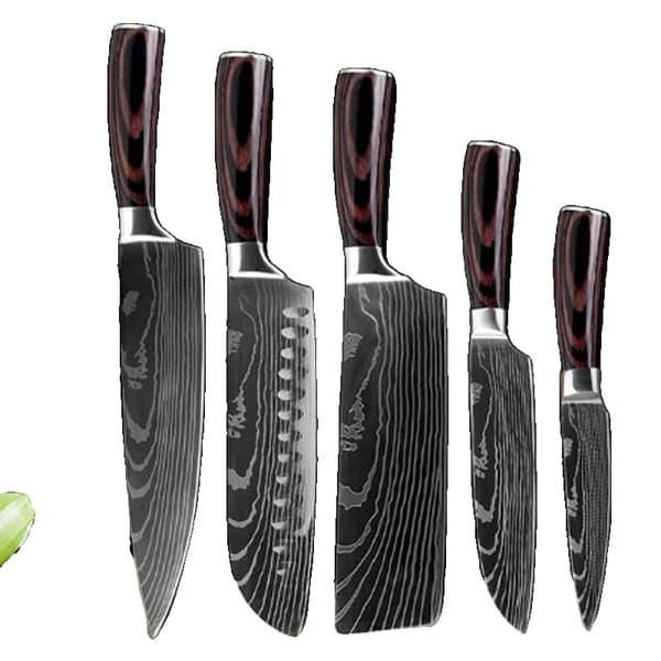 Kokki Veitsi, 15 cm Terän Pituus, Ekologinen Ruostumaton Teräs Materiaali,ABDGEF