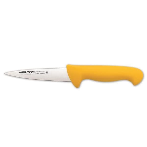 Slaktkniv Arcos Color - Prof 292900 i Nitrum rostfritt stål och mangogul polypropen ergonomisk med blad av
