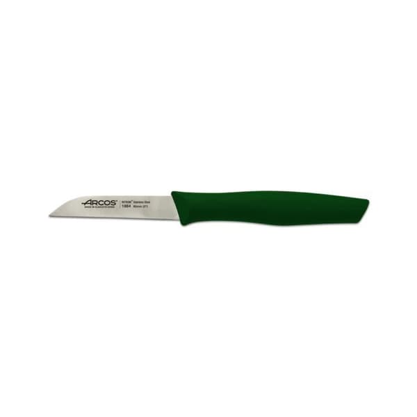Mondador Arcos Nova 188421 rostfritt stål Nitrum och mango Polypropenkniv, 8 cm grönt blad med bladskydd