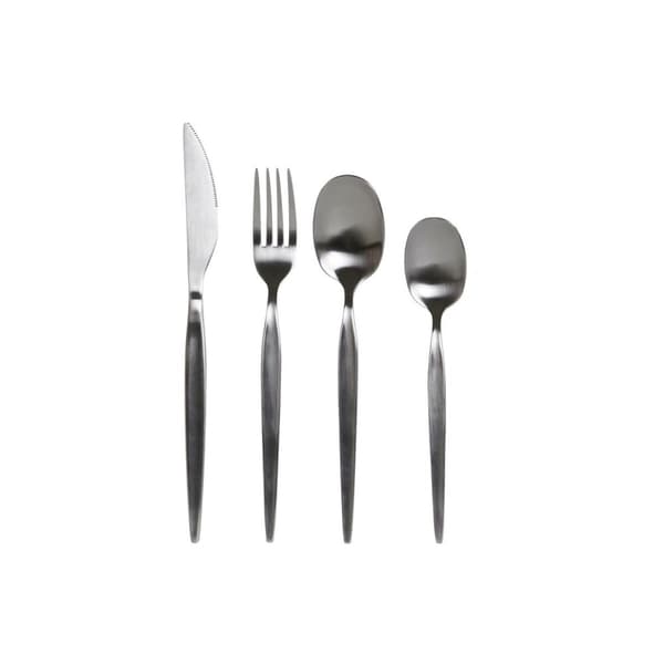 Bestick DKD Home Decor Silvrig Rostfritt stål 2 x 0,5 x 22 cm 24 Delar