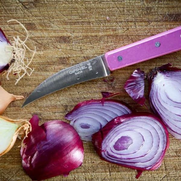 OPINEL N° 113 TANDIG KNIV KNIV KÖKSBORD CAFÉ LUNCH BLÅ BLÅ KÖK KOCK CSK