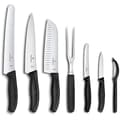 Miniatyrbild 1 av 2: Victorinox Swiss Classic, professionell köksknivset, 7 delar, svart
