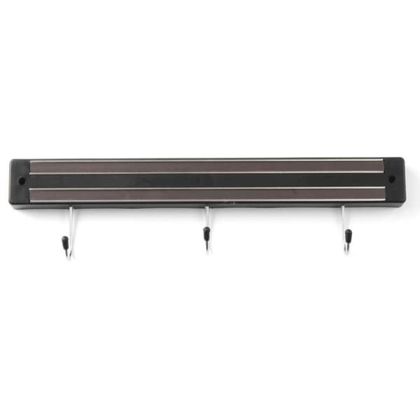 Magnetlist för knivar med krokar, längd 300 mm - Hendi 820209