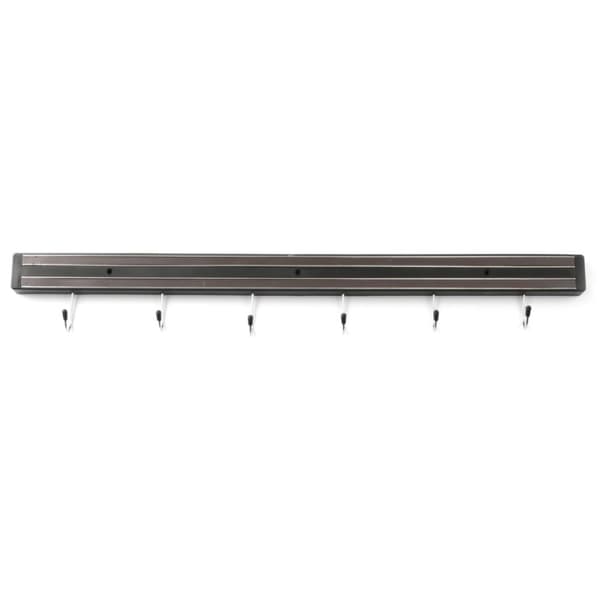 Magnetlist för knivar med krokar, längd 600 mm - Hendi 820407