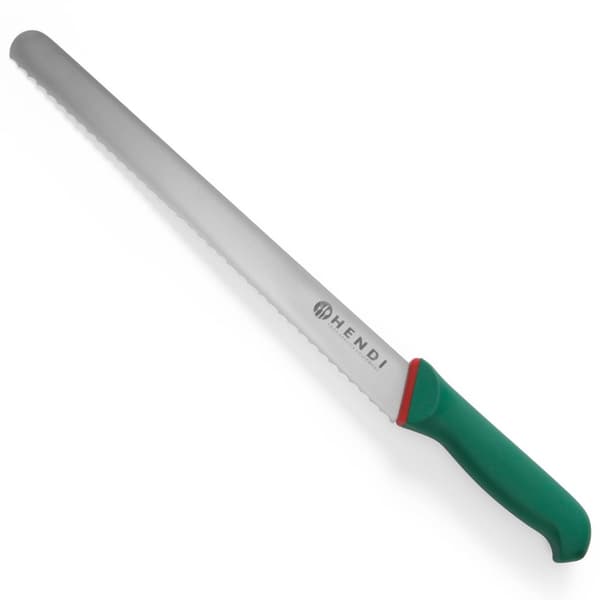 Green Line tandad bröd- och konditorkniv, längd 415 mm - Hendi 843895