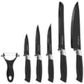 Miniatyrbild 1 av 4: Knivset - Cheffinger - 6 delar - Rostfritt stål - Magnetlåda - Svart