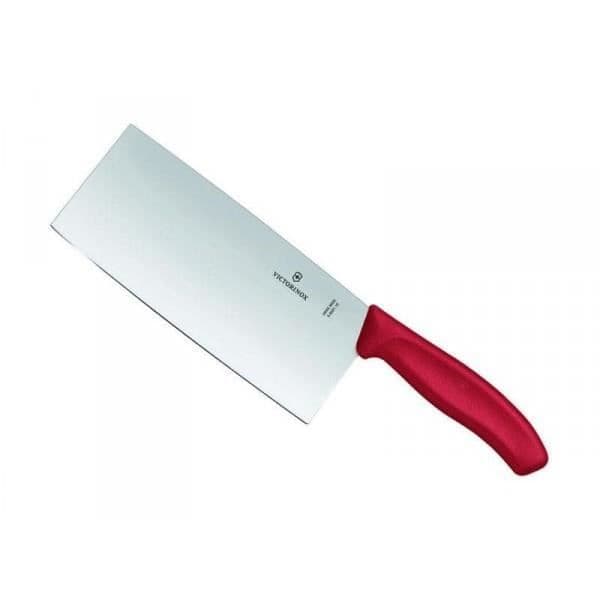 Kinesisk klyfta Victorinox Swissclassic blad 18cm rött handtag 18cm