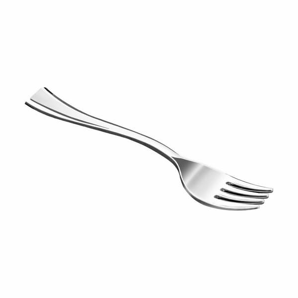 Sett med gjenbrukbare gafler Algon Sølv 50 Deler 10 cm (20 enheter)